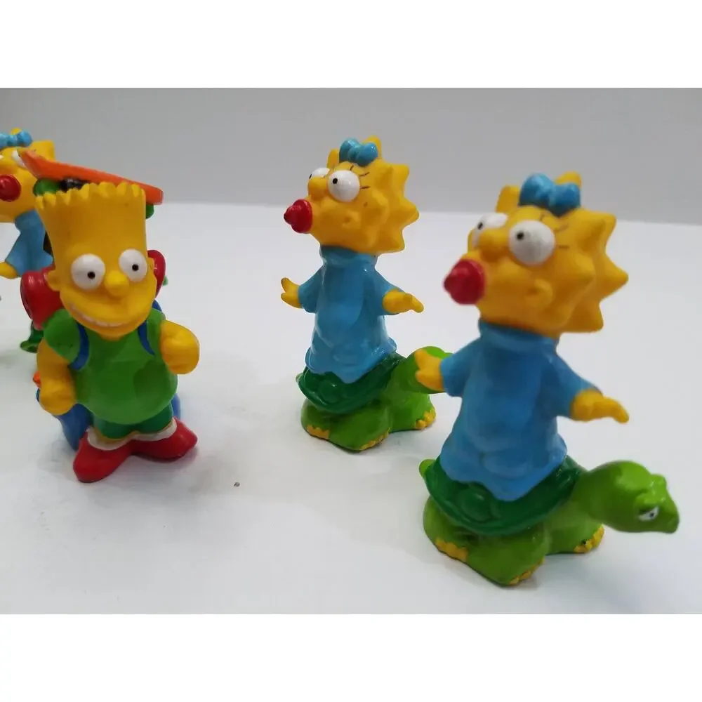 Vintage Maggie and Bart Simpson Toys